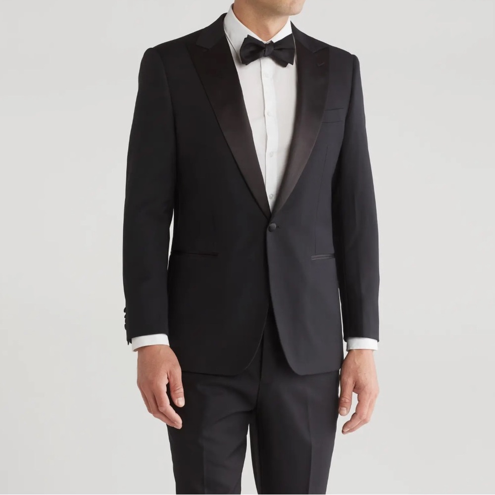 Cavalli Class Black Tuxedo Jacket